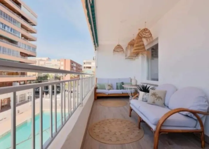 Antonio With Sea View,torrevieja,50 M From Playa Acequion Swimming Pool Apartment *